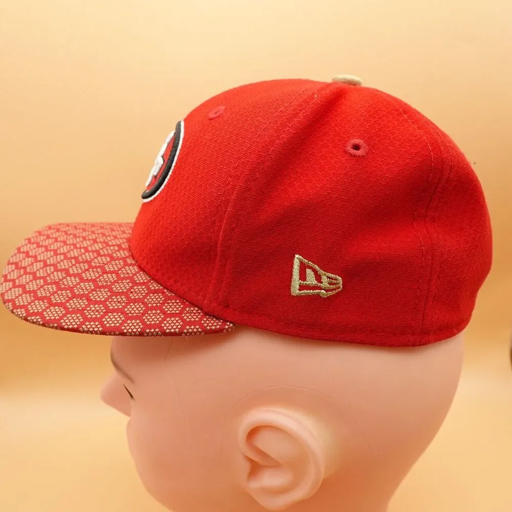 San Francisco 49ers Hat Cap Fitted Mens 6 3/8 Red NFL Football New Era
